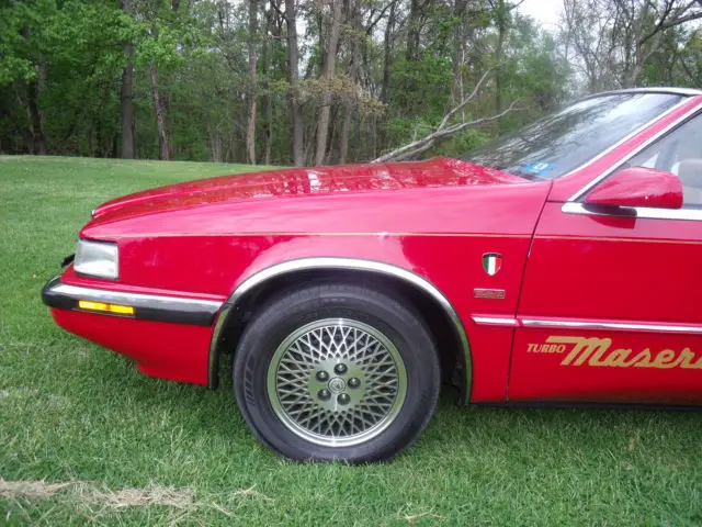 1989 maserati tc other chrysler 89 90 91 chevy ford mopar buick turbo