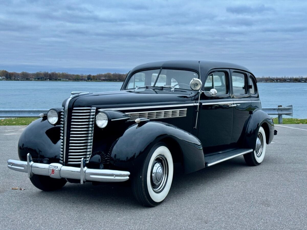 beautiful 1938 buick century straight 8 suicide doors restored - no reserve!!