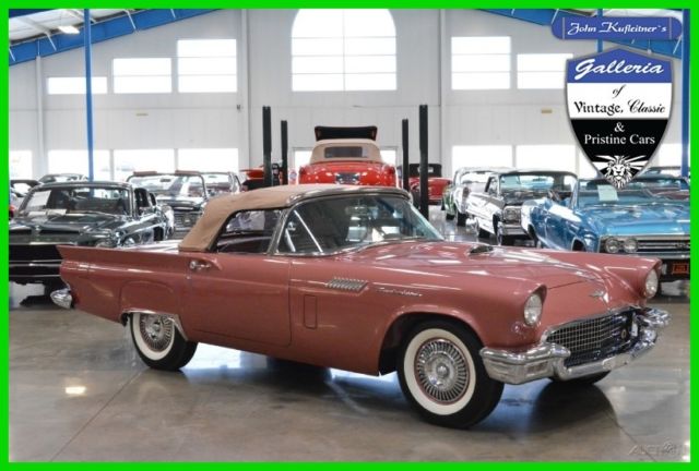 1957 ford thunderbird d-code 312ci v8 fordomatic automatic aaca grand champion
