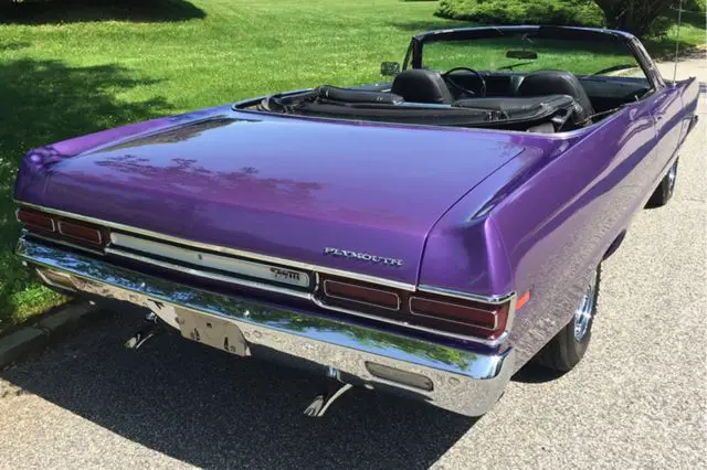 1969 plymouth fury convertible 14182 miles purple convertible 8 cylinder automa