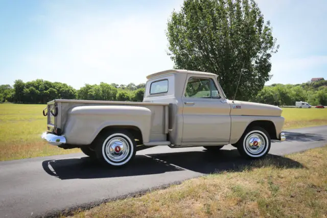 1965 chevrolet c10 55890 miles tan v8 manual 3-speed