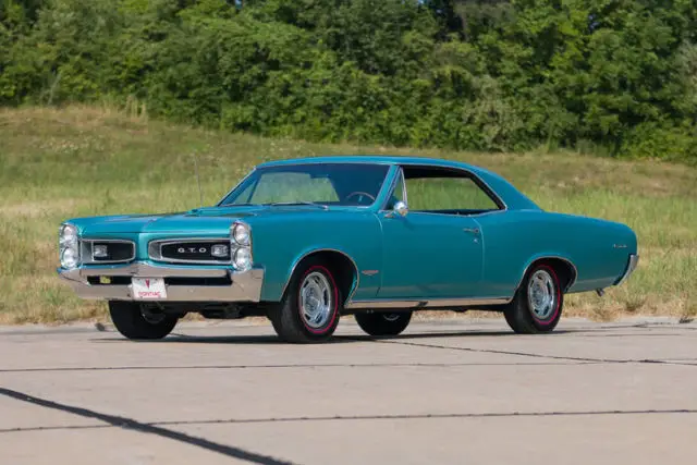 1966 pontiac gto 389 v8 tri-power 4 speed phs documentation