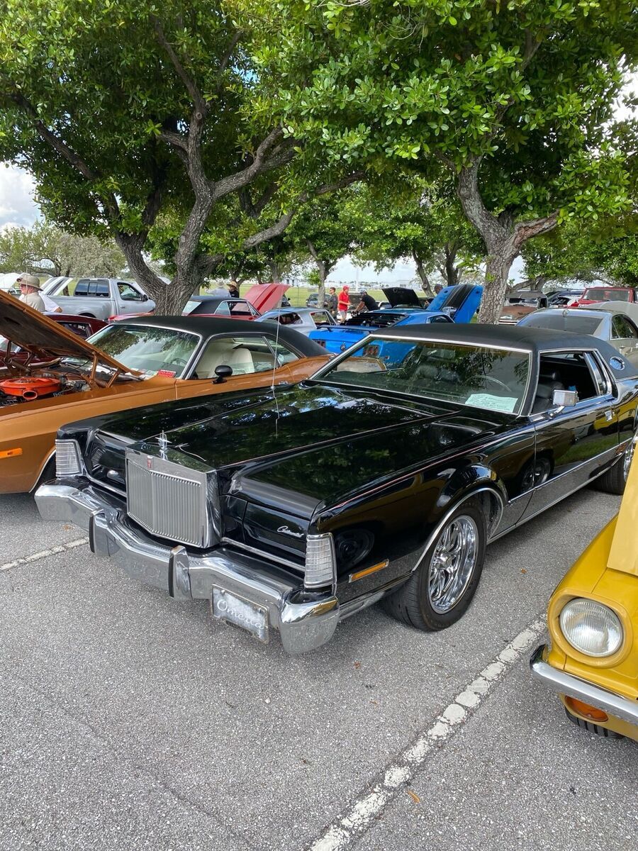 1973 lincoln continental mk iv sedan black