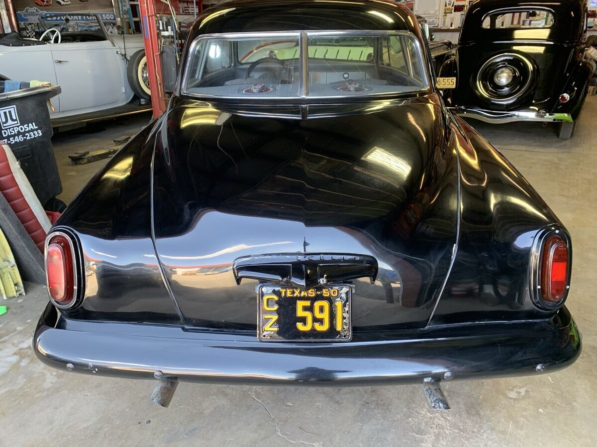 1950 studebaker champion sedan black bullet nose