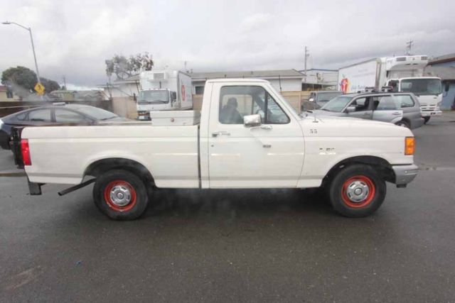 1989 ford f-150 custom pickup 109k miles 2-door 4.9l w 1000lb tommy gate lift