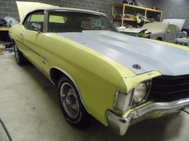 chevy chevelle malibu convertible 350 mtr,350 trans (original )