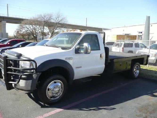 obo 2006 ford f450 xl reg cab 4x4 diesel 11' welder gin pole roustabout flatbed truc in fort worth, tx