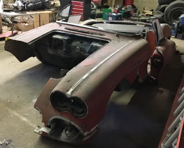 1962 corvette body with doors