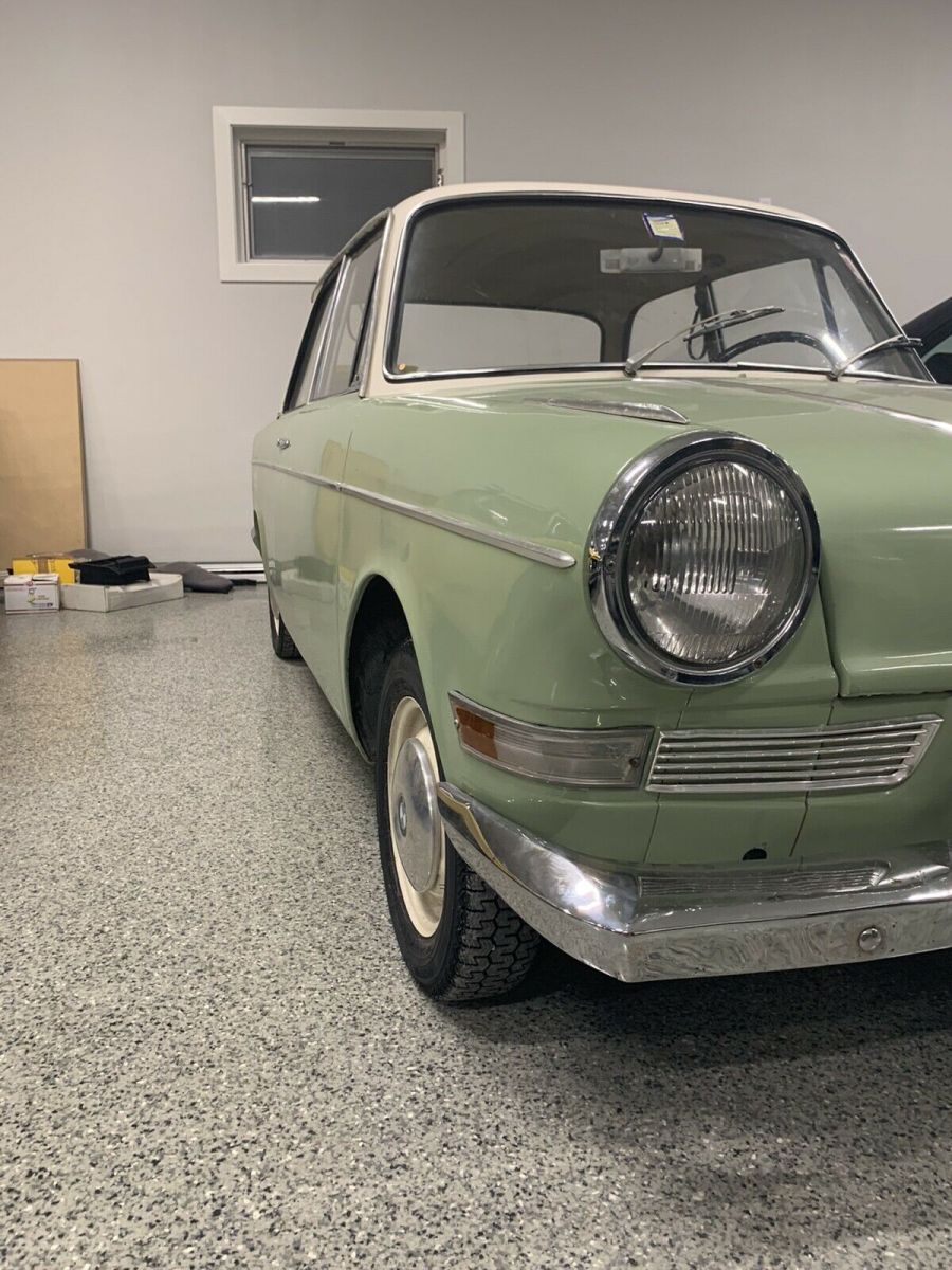 1963 bmw 700 coupe green rwd manual luxus