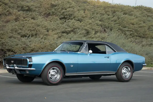 1967 chevrolet camaro ss/rs 24359 miles blue hardtop 4-speed manual