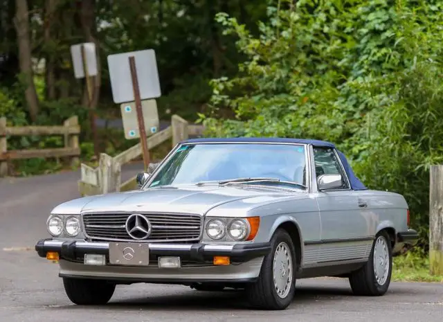 1986 mercedes benz 560sl 84k mi soft hard top convertible serviced carfax!