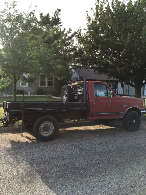 1991 ford f250hd flatbed 4wd