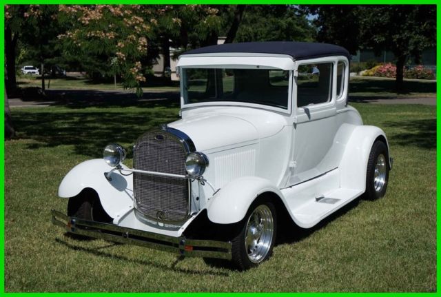 restomod steel body 1929 ford model a coupe 350/350 tilt ac 4link 30 31 32
