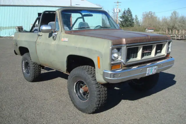 1973 gmc jimmy / blazer, full convertible, 350 4-speed, 4x4, 12 bolt, new tires