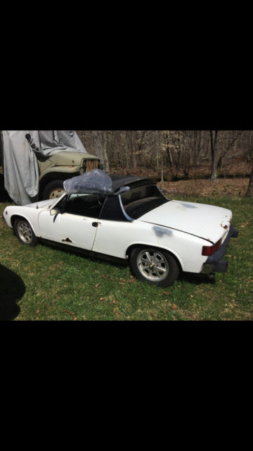 1973 porsche 914 white with black interior 2.0 ltr ** needs restoration **