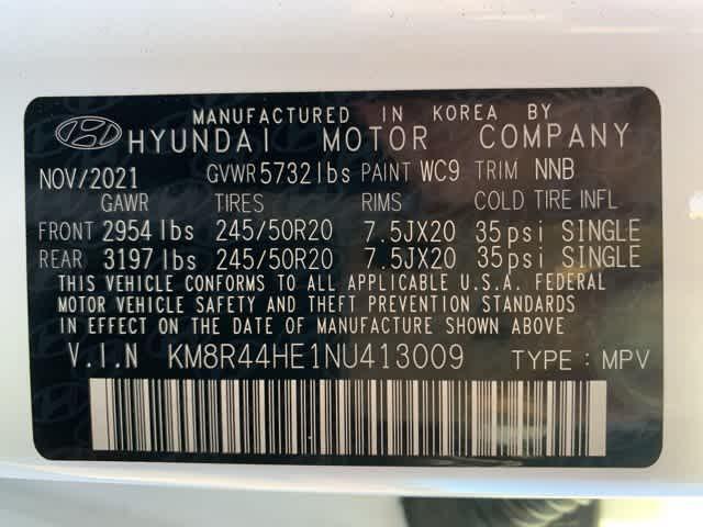 2022 hyundai palisade sel
