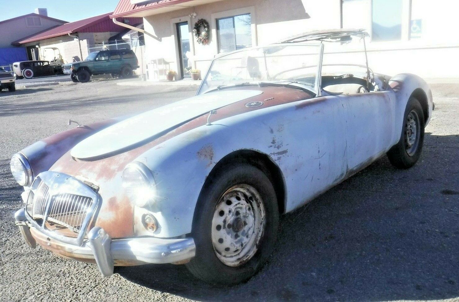 1960 mga 1600 roadster-30 year sitter arizona rustfree-original paint-project