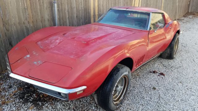 corvette 1968 big block 390hp 427 4 speed car