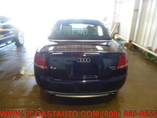 2009 audi a4 2.0t cabriolet quattro