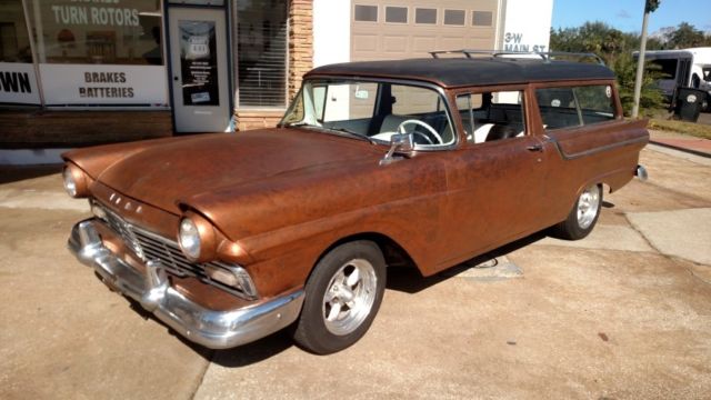 1957 ford 2 door ranch wagon 2 owner new mexico clean station wagon rare find