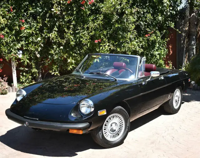 californiaclassix 1978 alfa romeo spider 2000 * nero over amaranto *