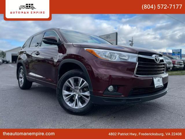 2015 toyota highlander xle
