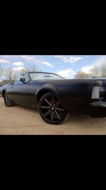 1973 lincoln continental mark iv custom chop top rat rod w/ dub rims wheels wow!