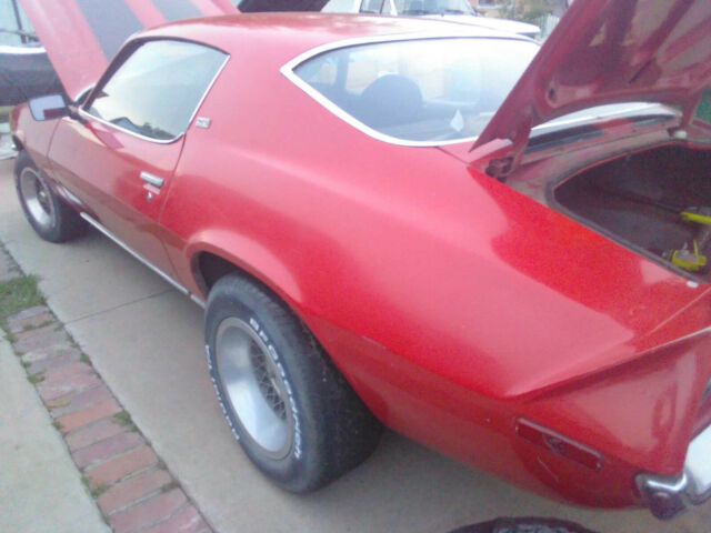 chevy camaro 1973 rs lt 350/350 auto ps pdb ac , black int
