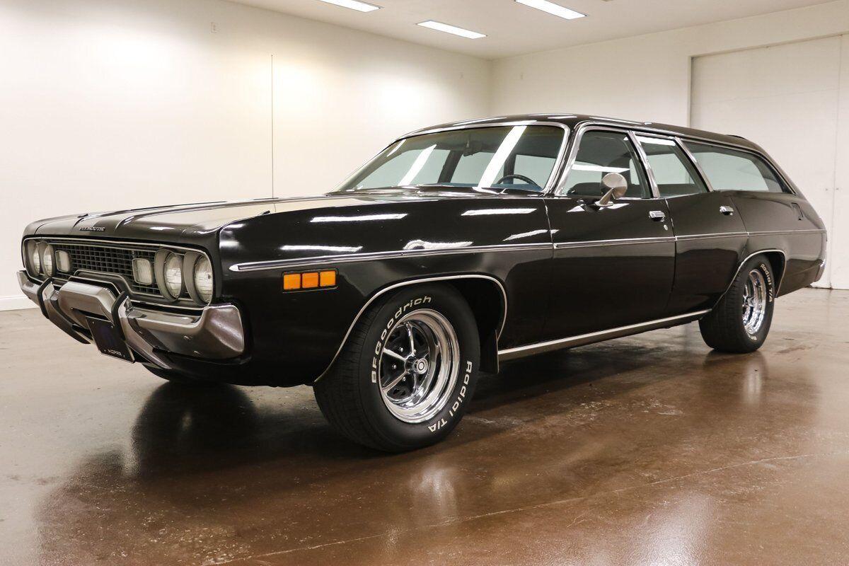 1971 plymouth satellite 44142 miles black station wagon 318ci v8