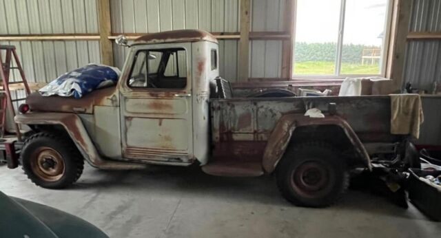 1948 willys pickup pickup grey rwd manual
