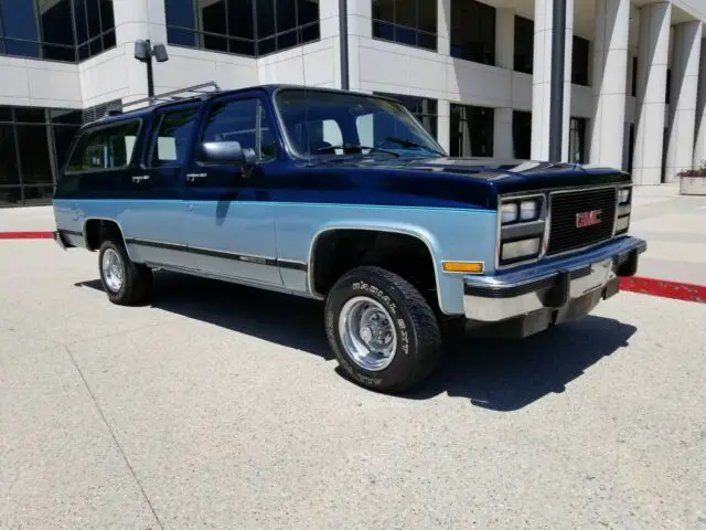 1991 gmc suburban sle 4x4 107k original miles 24k miles on new factory gm motor