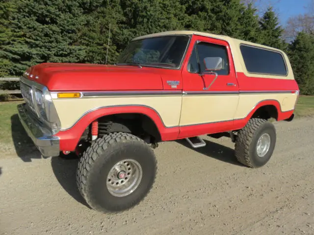 1978 ford bronco xlt w/ 400 v8 lifted with nice wheels ready to enjoy