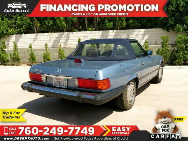 1986 mercedes-benz 560 convertible 560sl