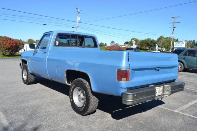 1982 chevrolet scottsdale 6.2l deisel 4x4 c/k truck