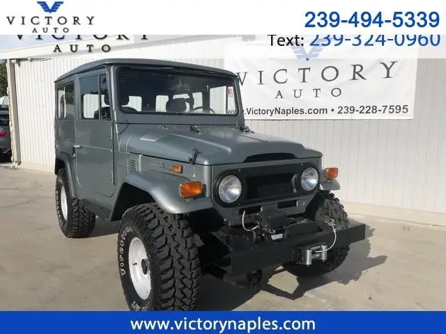 1970 toyota land cruiser 15855 miles gray select