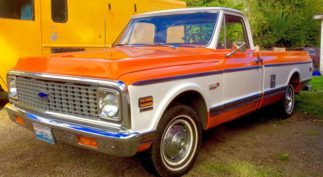 1971 chevrolet cheyenne 1/2ton, 2-wheel drive long bed