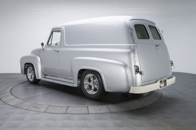 1955 ford f100 panel truck 168 miles silver metallic pickup truck 547 cu in v8 6