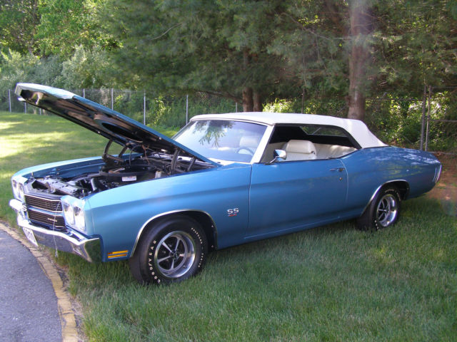 1970 chevelle ss, 4 speed, ls6 convertible, matching numbers