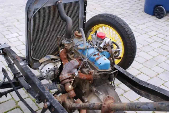 1922 - 1923 rolling chassis no title dodge w/engine trans wire wheels rat rod