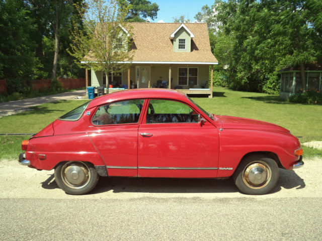 1972 saab 96 stored 37 years / original paint / stuck motor / easy restore!