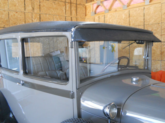 vintage.car. very nice redone model a ford 2 door sedan