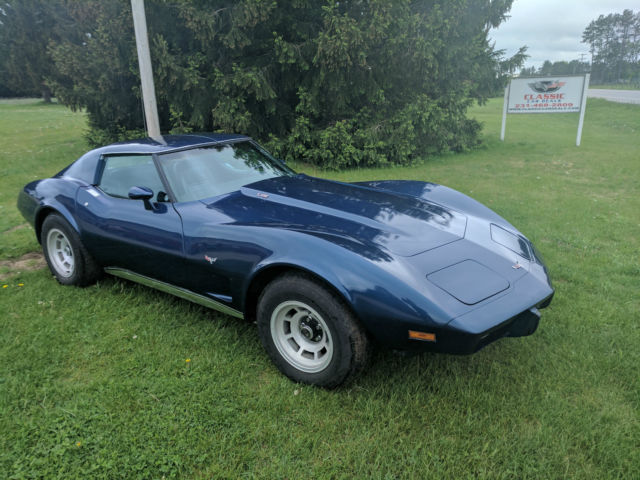 1977 chevrolet corvette l-82 350 matching number auto trans runs great & solid
