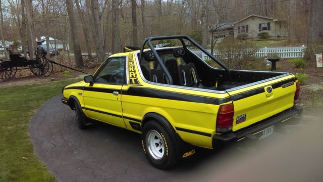 1982 subaru brat - yellow