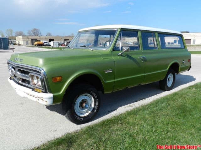 survivor 1972 72 gmc suburban carry all 1500 super custom k series 350 4x4 truck