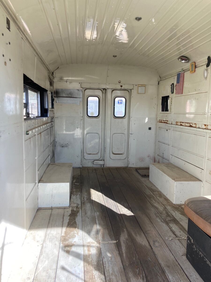 1949 ford van van white rwd manual
