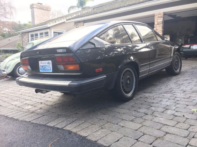 1983 alfa romeo gtv-6 - milano engine - recaro seats - runs drives