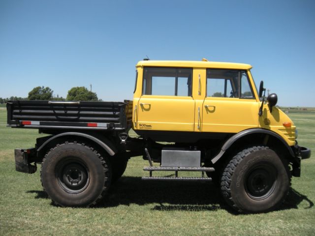 1981 mercedes benz unimog doka 416 double cab 4x4 monster truck low reserve
