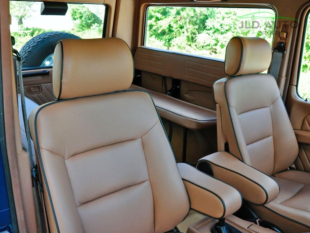 1991 mercedes-benz g-wagon g230! fresh complete restoration! blue/palomino! wow!