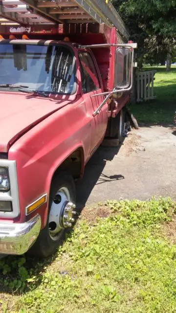 1989 chevy dump truck 3500 350 v8 4 speed