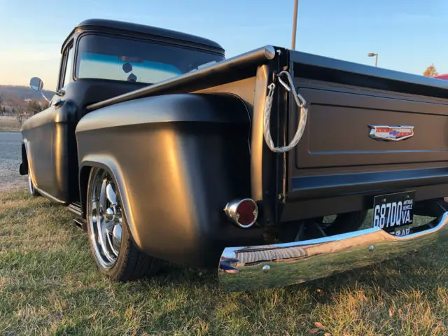 1955 chevrolet 3100 eclipse / big back window / one-of-a-kind / hot rod